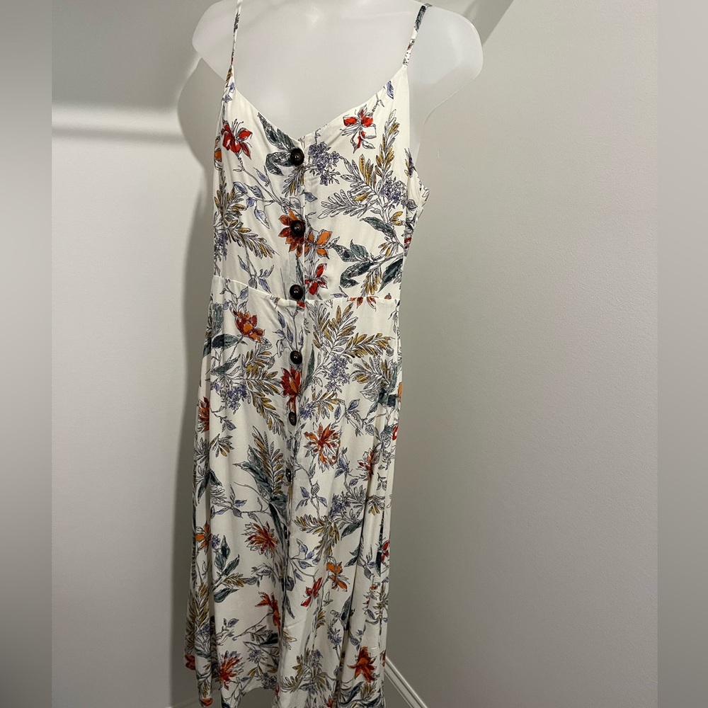 All in favor Flower Button up Dress